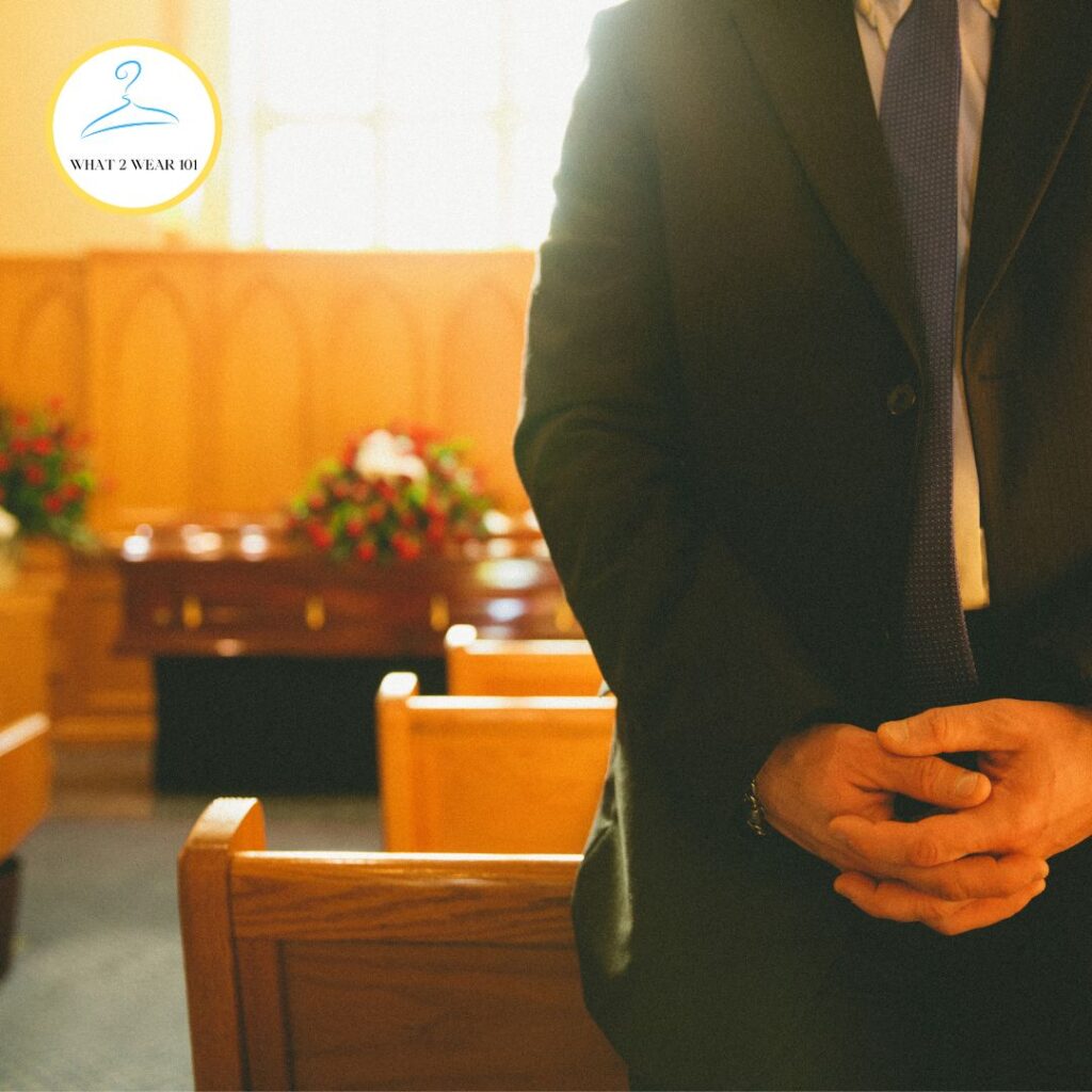 Wondering what to wear to a Catholic funeral? Men and women are expected to dress conservatively and respectfully for Catholic funerals. 